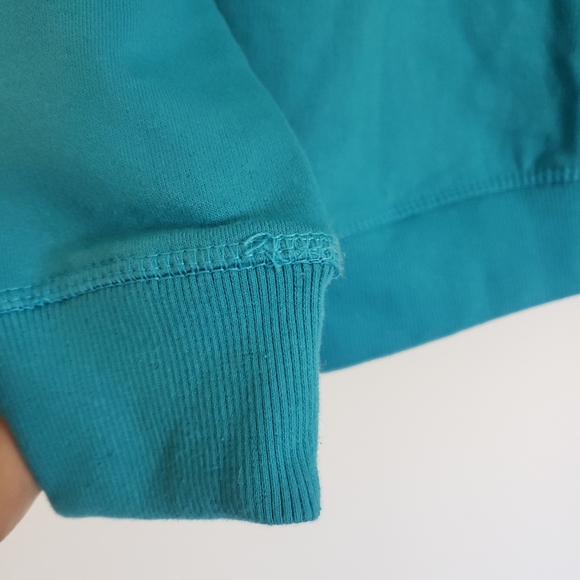 Volcom Blue Hooded Sweatshirt. Tags.  Large. - Picture 8 of 10